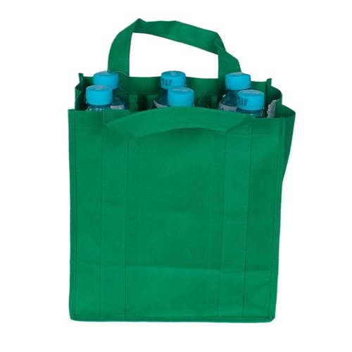 Polypropylen, non-woven, 6er Flaschentasche